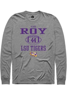Slade Roy  LSU Tigers Grey Rally NIL Sport Icon Long Sleeve T Shirt