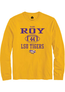 Slade Roy  LSU Tigers Gold Rally NIL Sport Icon Long Sleeve T Shirt