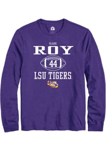 Slade Roy  LSU Tigers Purple Rally NIL Sport Icon Long Sleeve T Shirt