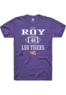 Slade Roy  LSU Tigers Purple Rally NIL Sport Icon Short Sleeve T Shirt