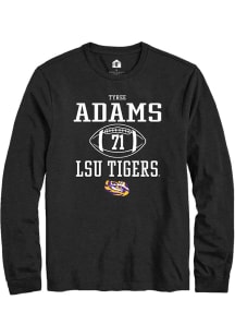 Tyree Adams  LSU Tigers Black Rally NIL Sport Icon Long Sleeve T Shirt
