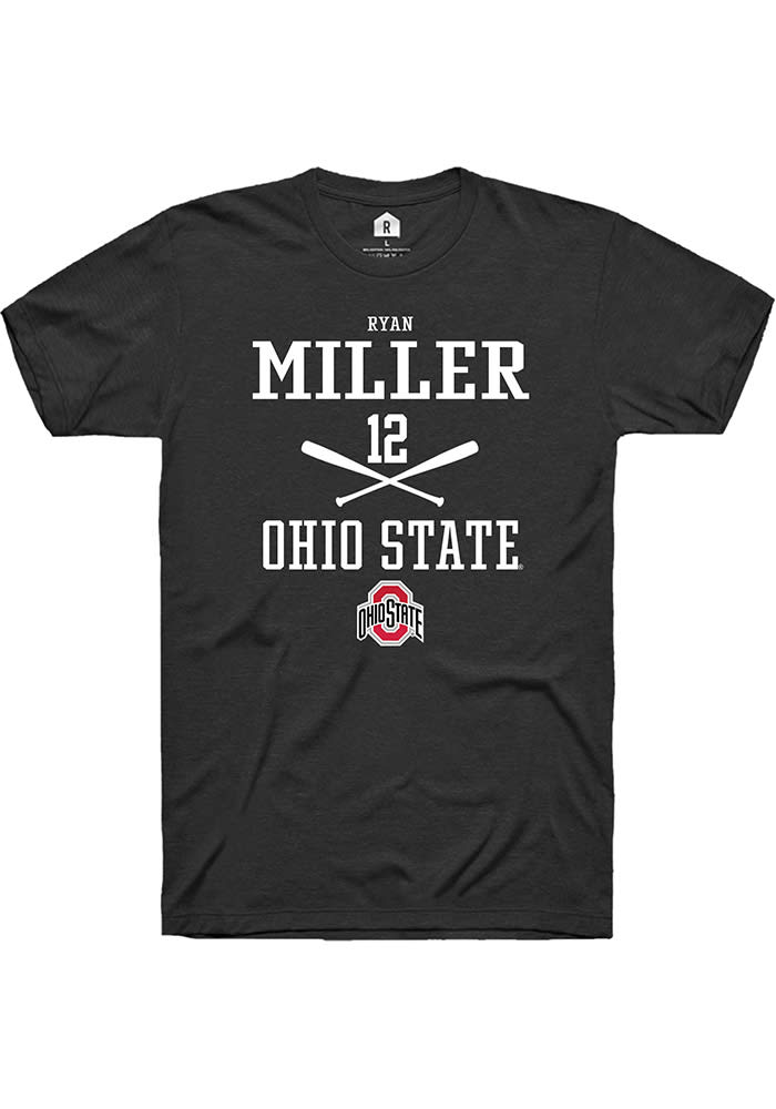 Ryan Miller Ohio State Buckeyes Rally NIL Sport Icon Short Sleeve T Shirt