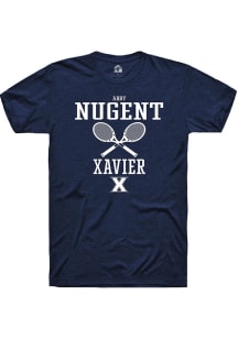 Abby Nugent  Xavier Musketeers Navy Blue Rally NIL Sport Icon Short Sleeve T Shirt