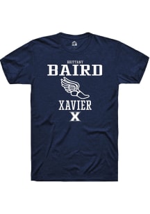 Brittany Baird  Xavier Musketeers Navy Blue Rally NIL Sport Icon Short Sleeve T Shirt