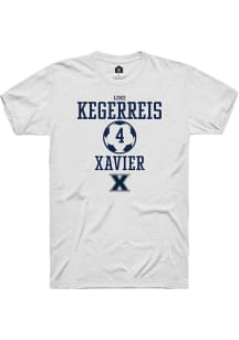 Luke Kegerreis  Xavier Musketeers Grey Rally NIL Sport Icon Long Sleeve T Shirt