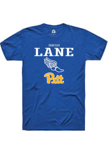 Endeyah Lane  Pitt Panthers Blue Rally NIL Sport Icon Short Sleeve T Shirt