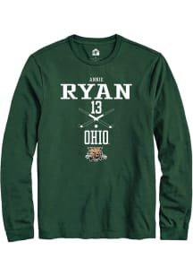 Annie Ryan  Ohio Bobcats Green Rally NIL Sport Icon Long Sleeve T Shirt