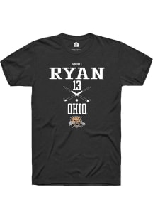 Annie Ryan  Ohio Bobcats Black Rally NIL Sport Icon Short Sleeve T Shirt