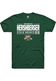 Gwendolyn Hershberger  Ohio Bobcats Green Rally NIL Stacked Box Short Sleeve T Shirt