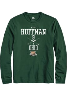 Mary Huffman  Ohio Bobcats Green Rally NIL Sport Icon Long Sleeve T Shirt