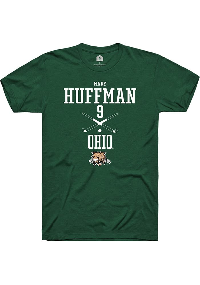 Mary Huffman Ohio Bobcats Rally NIL Sport Icon Short Sleeve T Shirt