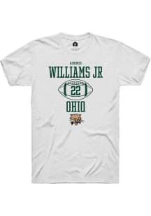 Adonis Williams Jr.  Ohio Bobcats White Rally NIL Sport Icon Short Sleeve T Shirt