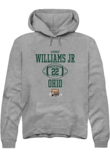 Adonis Williams Jr.  Rally Ohio Bobcats Mens Graphite NIL Sport Icon Long Sleeve Hoodie