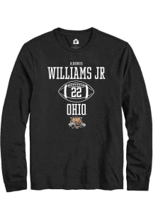 Adonis Williams Jr.  Ohio Bobcats Black Rally NIL Sport Icon Long Sleeve T Shirt