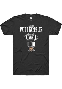 Adonis Williams Jr.  Ohio Bobcats Black Rally NIL Sport Icon Short Sleeve T Shirt