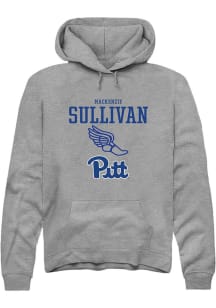 Mackenzie Sullivan Rally Mens Graphite Pitt Panthers NIL Sport Icon Hooded Sweatshirt