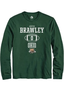 Austin Brawley  Ohio Bobcats Green Rally NIL Sport Icon Long Sleeve T Shirt