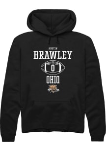 Austin Brawley  Rally Ohio Bobcats Mens Black NIL Sport Icon Long Sleeve Hoodie