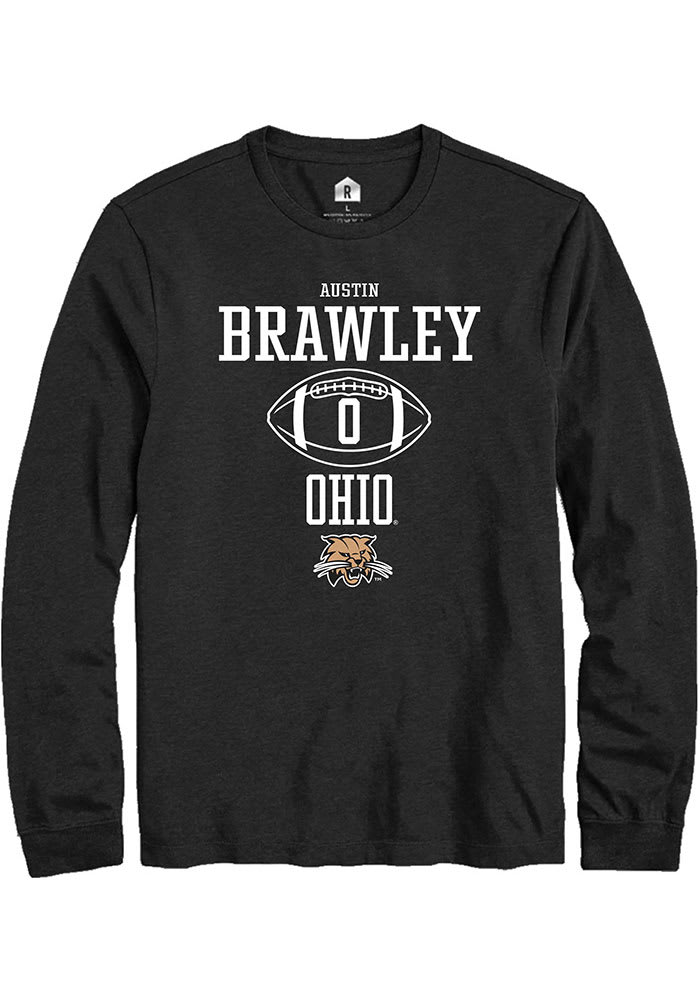 Austin Brawley Ohio Bobcats Rally NIL Sport Icon Long Sleeve T Shirt