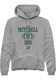 Austin Mitchell  Rally Ohio Bobcats Mens Graphite NIL Sport Icon Long Sleeve Hoodie