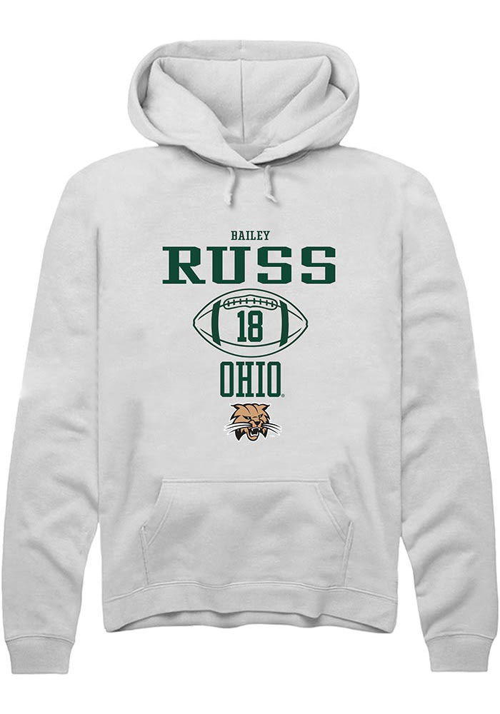 Bailey Russ Rally Ohio Bobcats Mens NIL Sport Icon Long Sleeve Hoodie