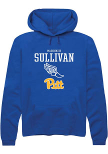 Mackenzie Sullivan Rally Mens Blue Pitt Panthers NIL Sport Icon Hooded Sweatshirt