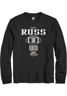 Bailey Russ  Ohio Bobcats Black Rally NIL Sport Icon Long Sleeve T Shirt