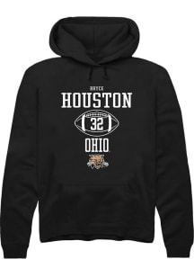 Bryce Houston  Rally Ohio Bobcats Mens Black NIL Sport Icon Long Sleeve Hoodie