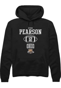 Byron Pearson  Rally Ohio Bobcats Mens Black NIL Sport Icon Long Sleeve Hoodie