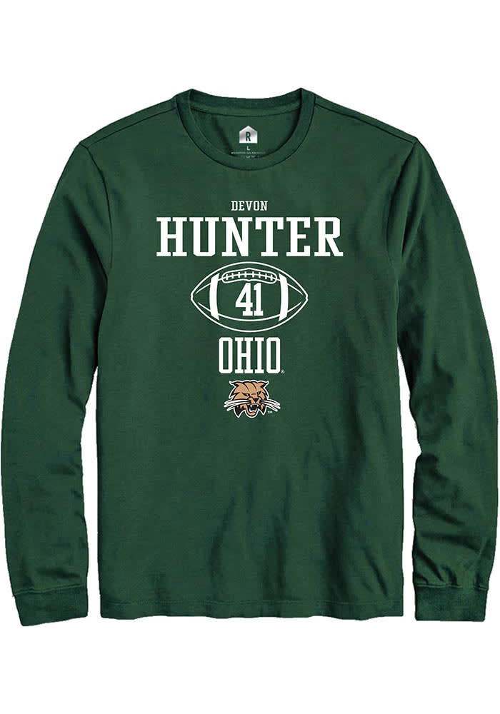 Devon Hunter Ohio Bobcats Rally NIL Sport Icon Long Sleeve T Shirt