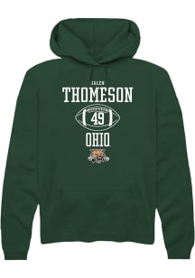 Jalen Thomeson  Rally Ohio Bobcats Mens Green NIL Sport Icon Long Sleeve Hoodie