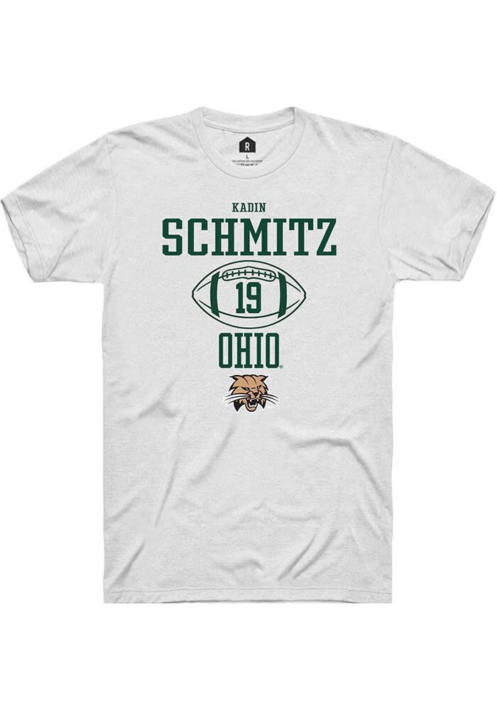 Kadin Schmitz Ohio Bobcats Rally NIL Sport Icon Short Sleeve T Shirt