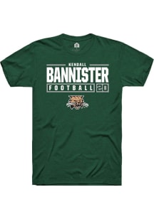 Kendall Bannister  Ohio Bobcats Green Rally NIL Stacked Box Short Sleeve T Shirt