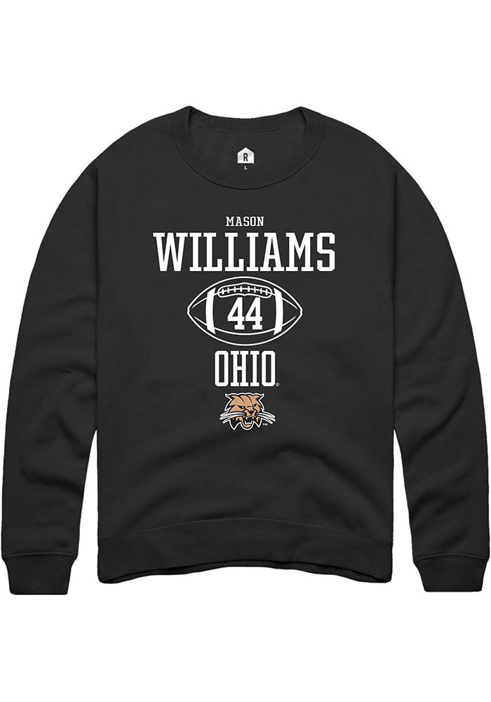 Mason Williams Rally Ohio Bobcats Mens NIL Sport Icon Long Sleeve Crew Sweatshirt