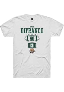 Owen DiFranco  Ohio Bobcats White Rally NIL Sport Icon Short Sleeve T Shirt