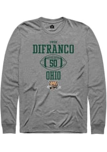 Owen DiFranco  Ohio Bobcats Graphite Rally NIL Sport Icon Long Sleeve T Shirt