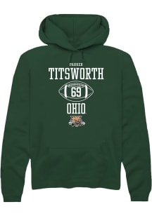 Parker Titsworth  Rally Ohio Bobcats Mens Green NIL Sport Icon Long Sleeve Hoodie