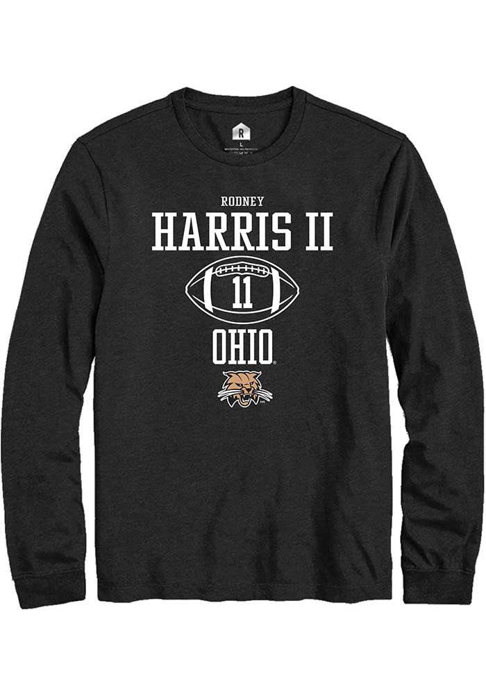 Rodney Harris II Ohio Bobcats Rally NIL Sport Icon Long Sleeve T Shirt
