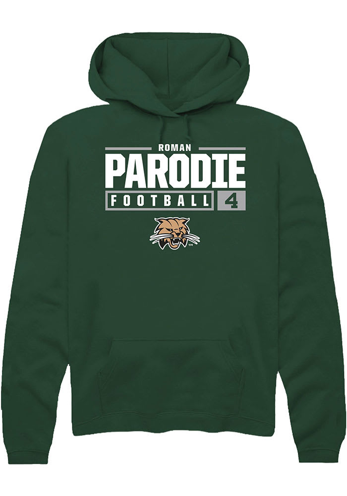 Roman Parodie Rally Ohio Bobcats Mens NIL Stacked Box Long Sleeve Hoodie