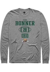 Shane Bonner  Ohio Bobcats Graphite Rally NIL Sport Icon Long Sleeve T Shirt