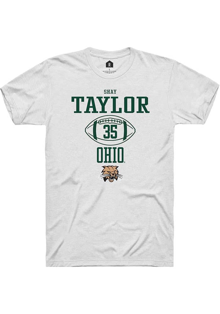 Shay Taylor Ohio Bobcats Rally NIL Sport Icon Short Sleeve T Shirt