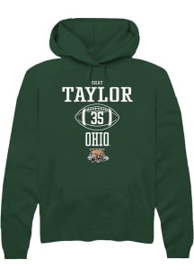 Shay Taylor  Rally Ohio Bobcats Mens Green NIL Sport Icon Long Sleeve Hoodie