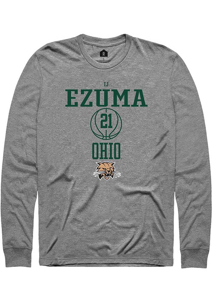 IJ Ezuma Ohio Bobcats Rally NIL Sport Icon Long Sleeve T Shirt