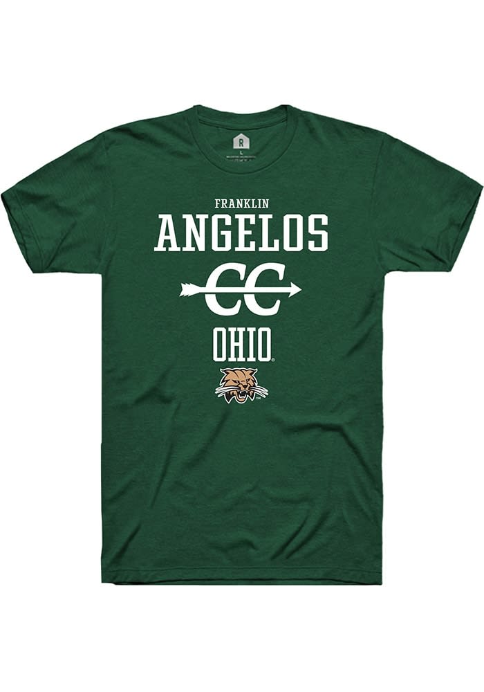 Franklin Angelos Ohio Bobcats Rally NIL Sport Icon Short Sleeve T Shirt