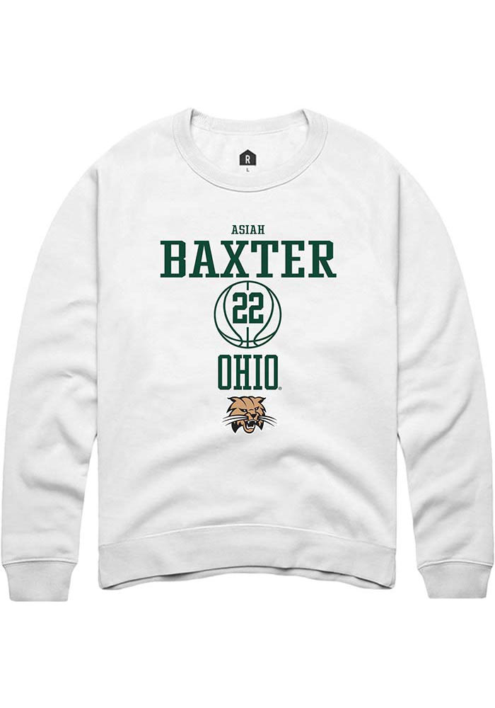 Asiah Baxter Rally Ohio Bobcats Mens NIL Sport Icon Long Sleeve Crew Sweatshirt