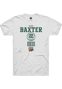 Asiah Baxter  Ohio Bobcats White Rally NIL Sport Icon Short Sleeve T Shirt