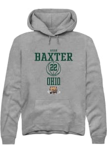 Asiah Baxter  Rally Ohio Bobcats Mens Graphite NIL Sport Icon Long Sleeve Hoodie