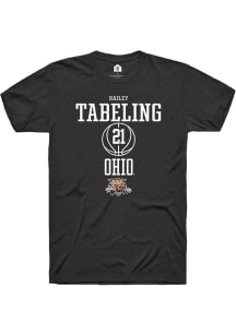 Bailey Tabeling  Ohio Bobcats Black Rally NIL Sport Icon Short Sleeve T Shirt