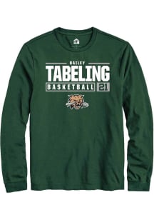 Bailey Tabeling  Ohio Bobcats Green Rally NIL Stacked Box Long Sleeve T Shirt