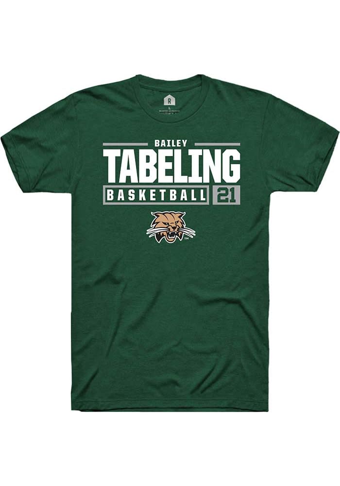 Bailey Tabeling Ohio Bobcats Rally NIL Stacked Box Short Sleeve T Shirt